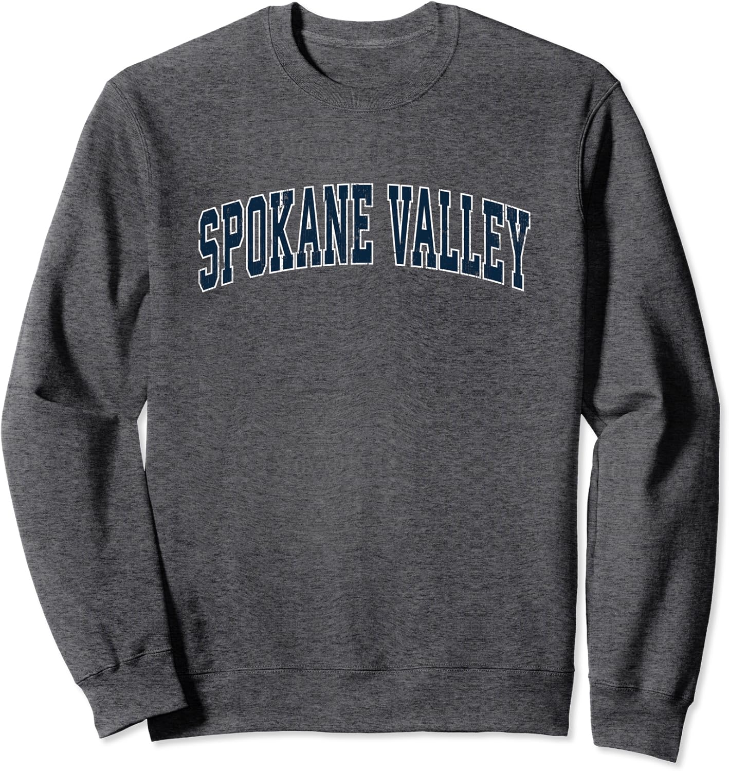Spokane Valley Washington WA Vintage Sports Design Navy